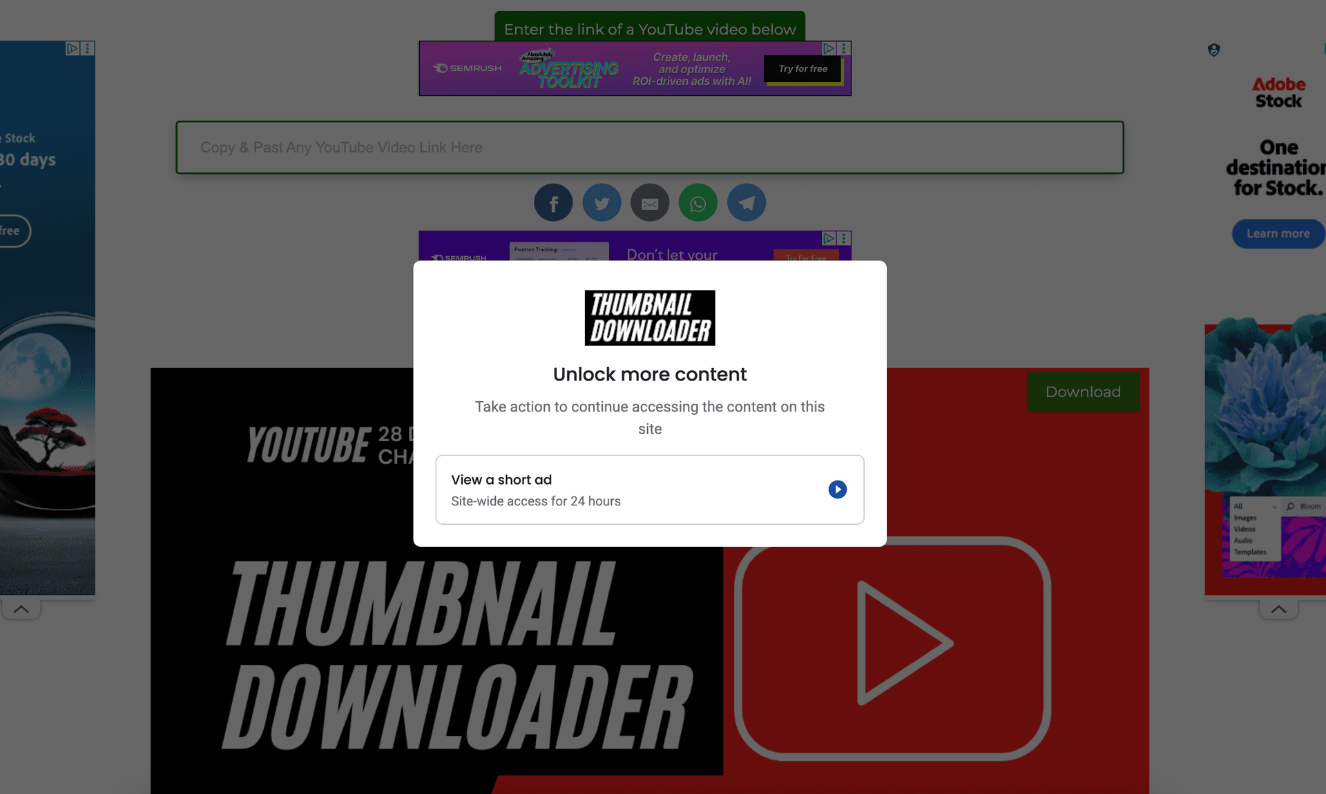 Single Thumbnail Download
